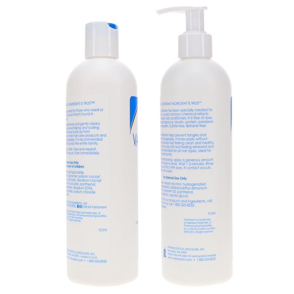 Vanicream Shampoo 12 oz & Conditioner 12 oz Combo Pack