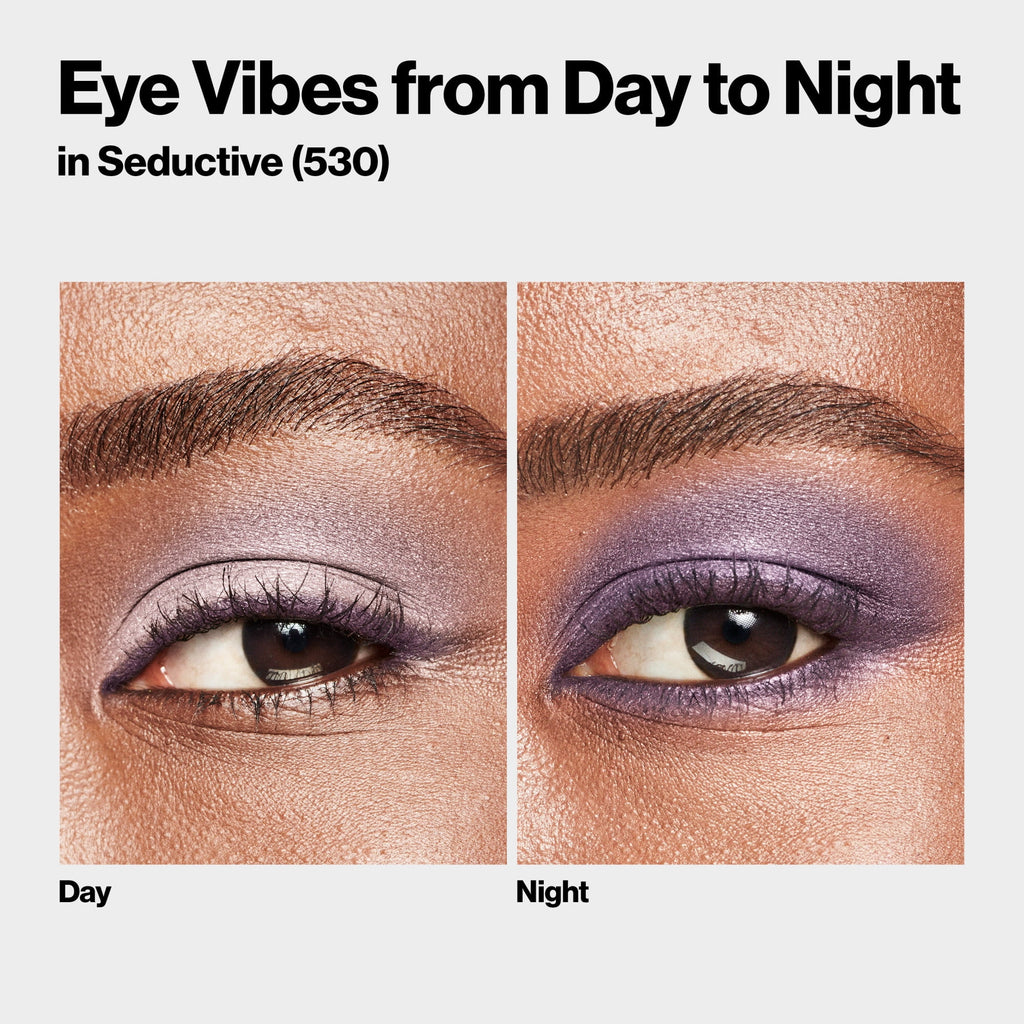 Revlon ColorStay Day to Night Long Lasting Matte and Shimmer Eyeshadow Quad, 530 Seductive, 0.16 oz