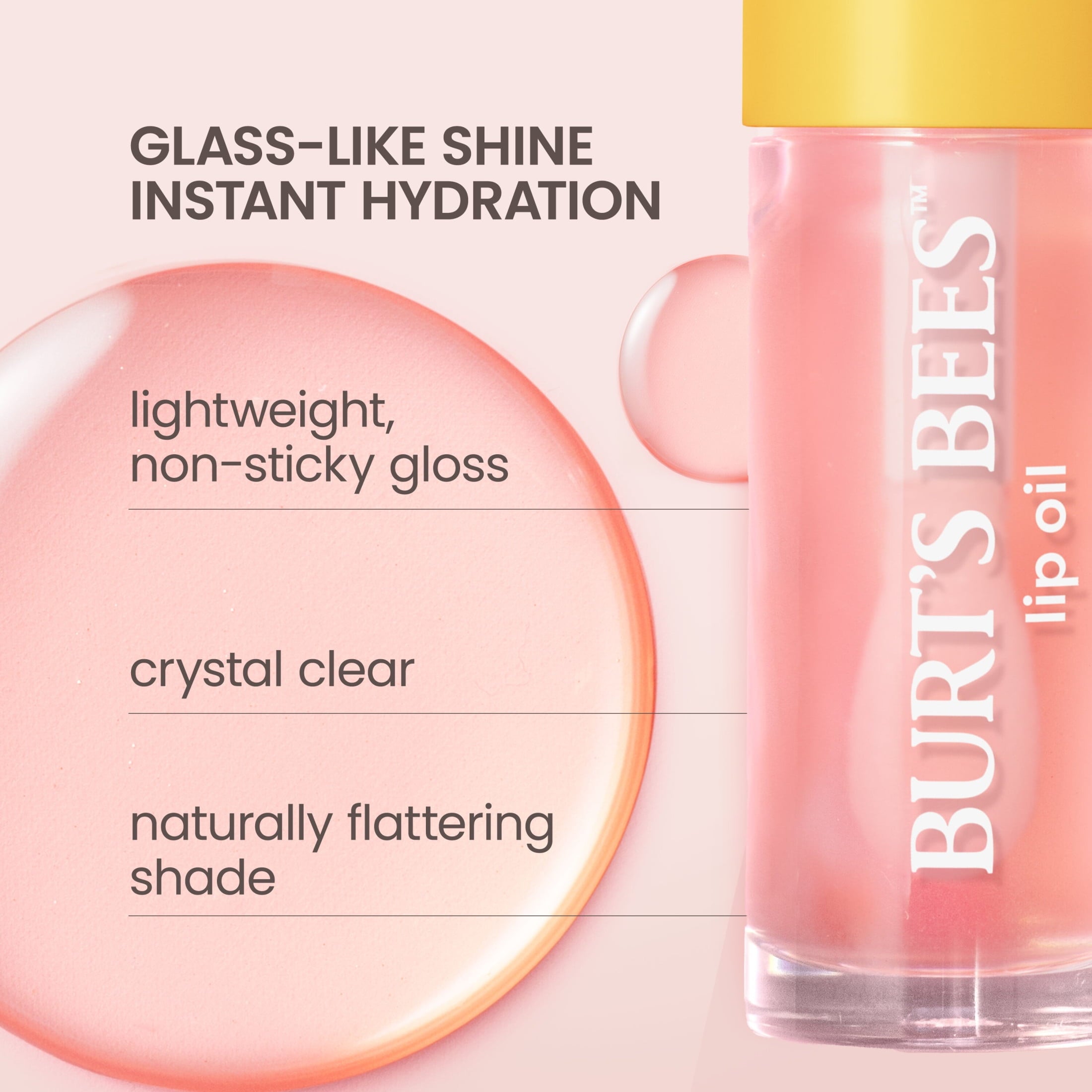 Burt's Bees Lip Oil Lip Gloss, Clear Day