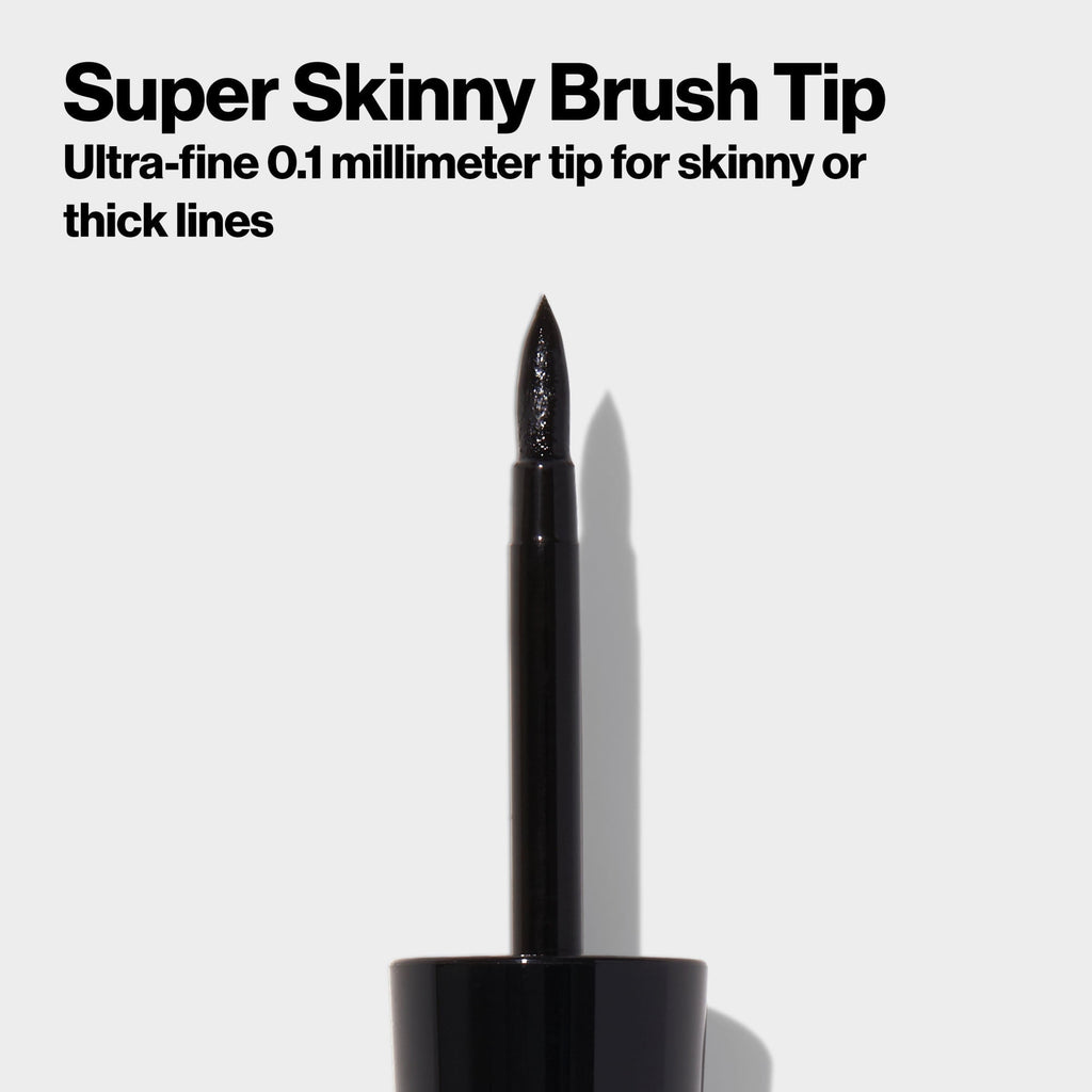 Revlon Liquid Eyeliner by Revlon, ColorStay Eye Makeup, Waterproof, Smudgeproof, Longwearing with Ultra-Fine Tip, Brown Black, 0.08 Fl Oz