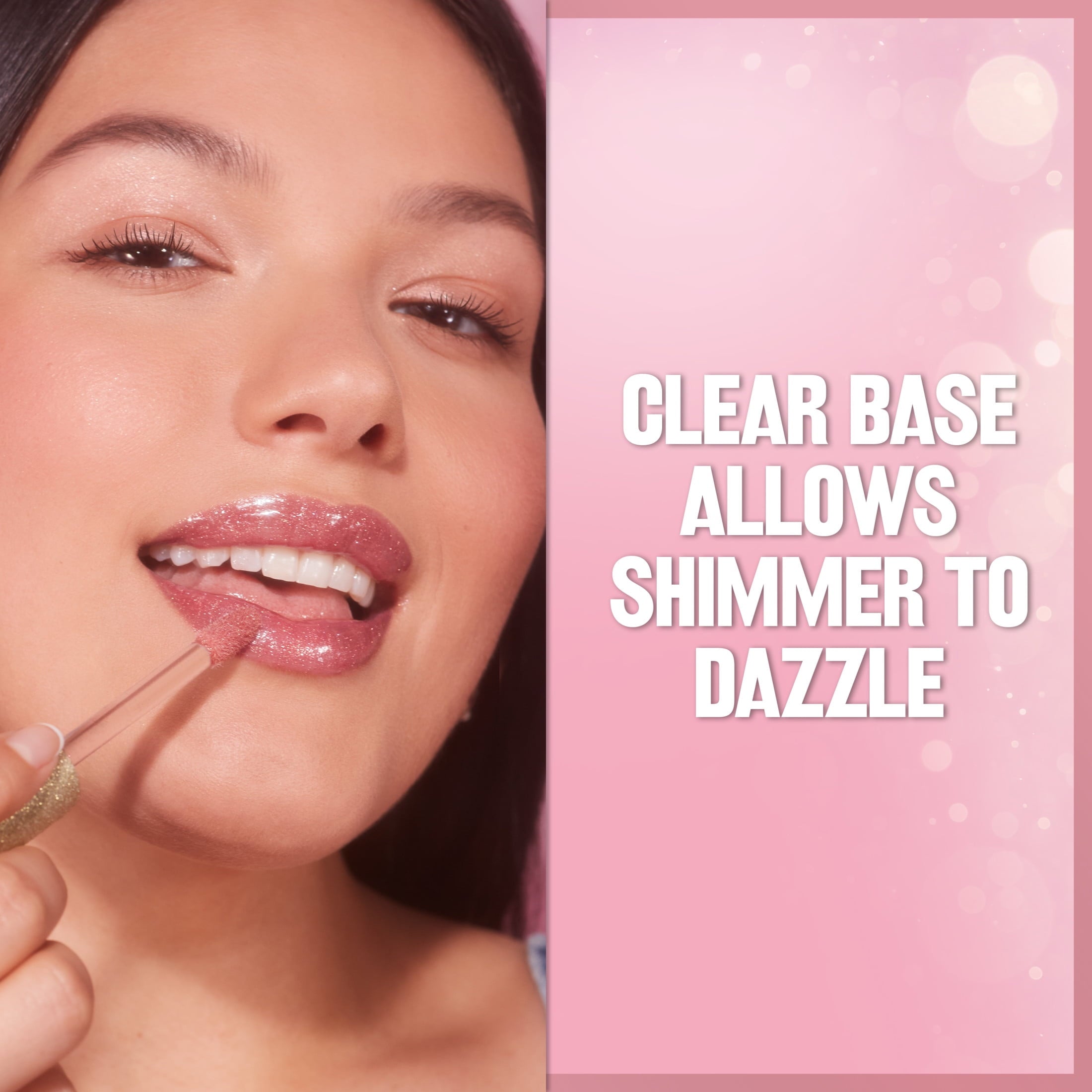 Revlon Super Lustrous Glimmer High-Shine Lip Gloss, 004 Happy Hour, 0.13 fl oz