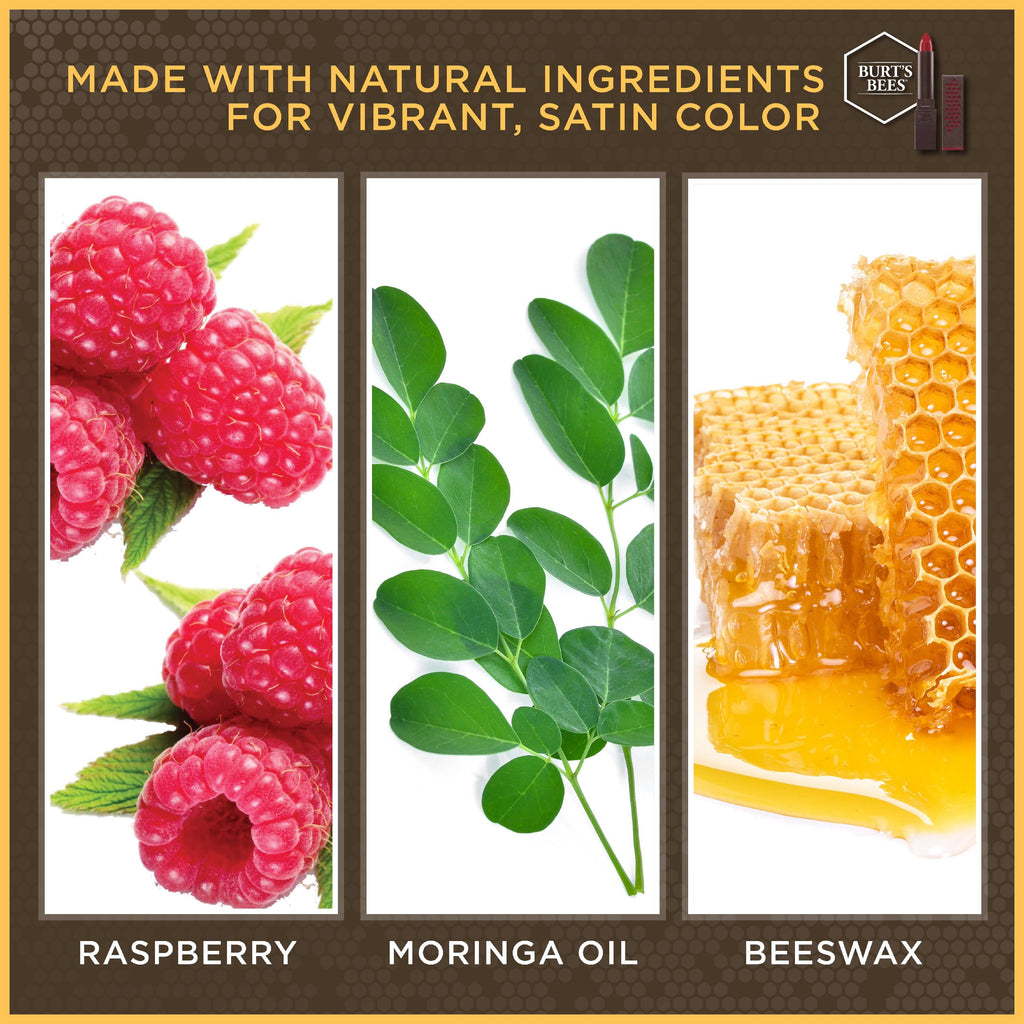 Burt's Bees 100% Natural Moisturizing Lipstick, Iced Iris - 1 Tube