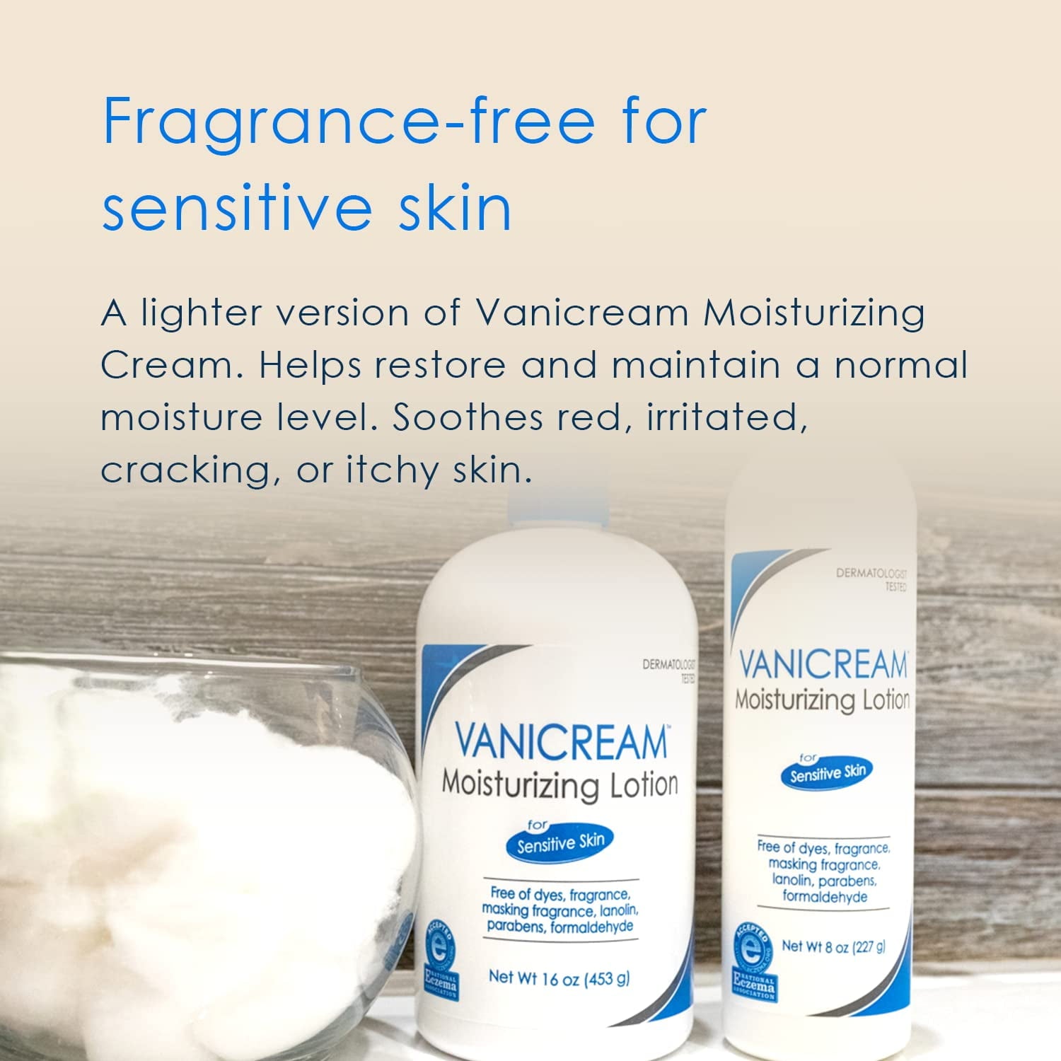 Vanicream For Sensitive Skin Moisturizing Lotion, 16 oz