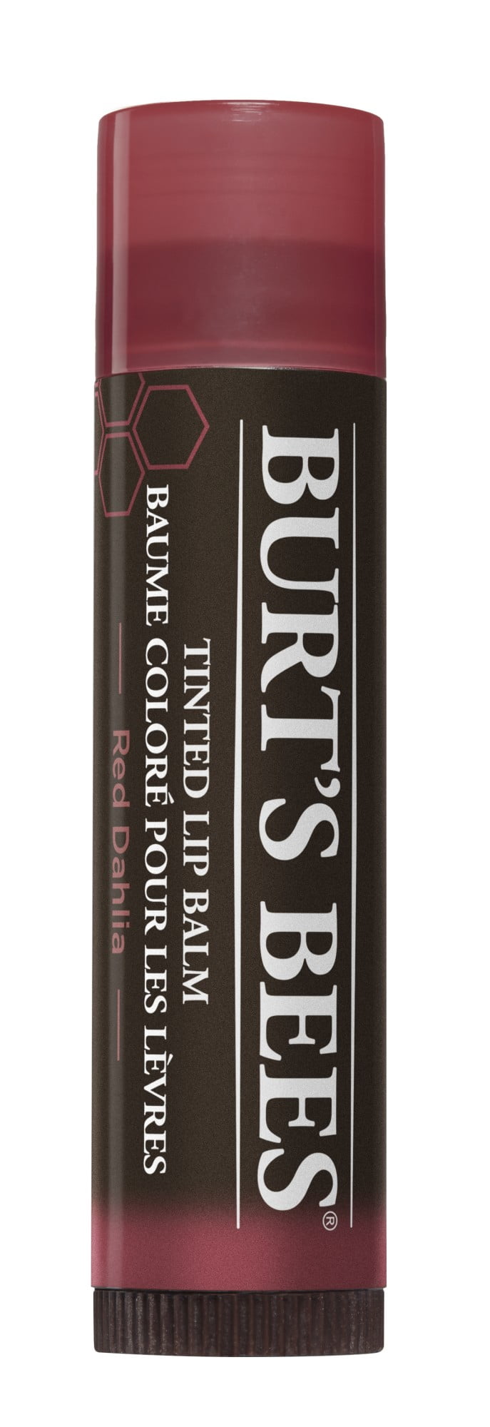Burt's Bees 100% Natural Tinted Lip Balm, Red Dahlia with Shea Butter & Botanical Waxes - 1 Tube