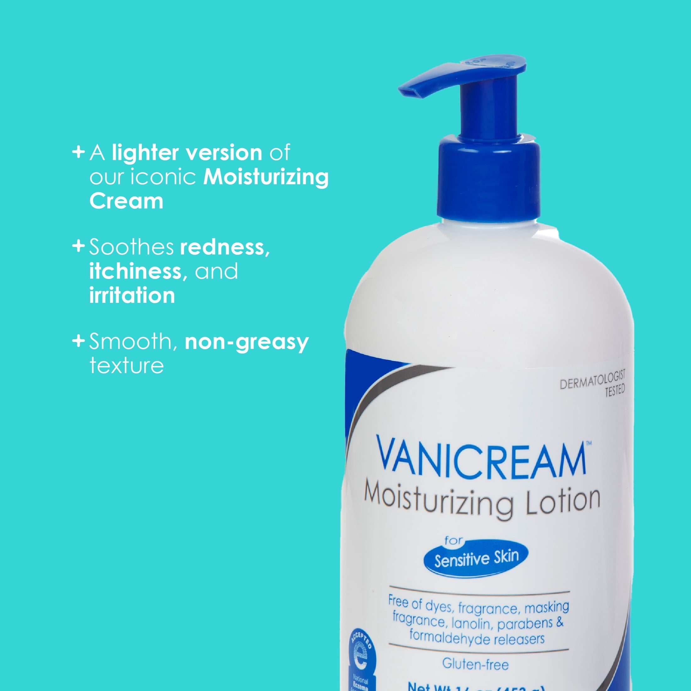 Vanicream Moisturizing Lotion Pump 16 oz