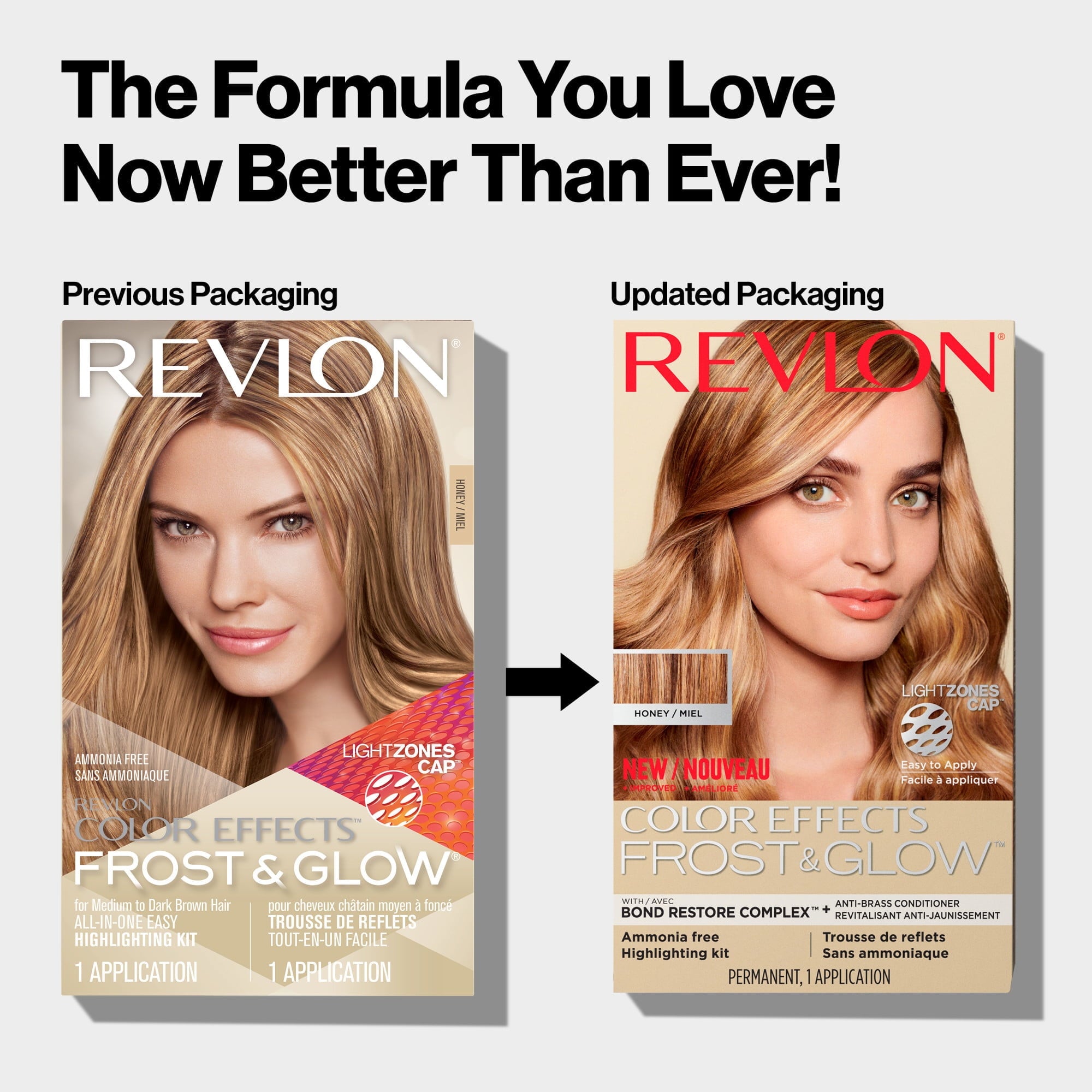 Revlon Permanent Hair Color by Revlon, Permanent Hair Dye, Color Effects Highlighting Kit, Ammonia Free & Paraben Free, 30 Honey, 8 Oz, (Pack of 1), 30 Honey, 1 count