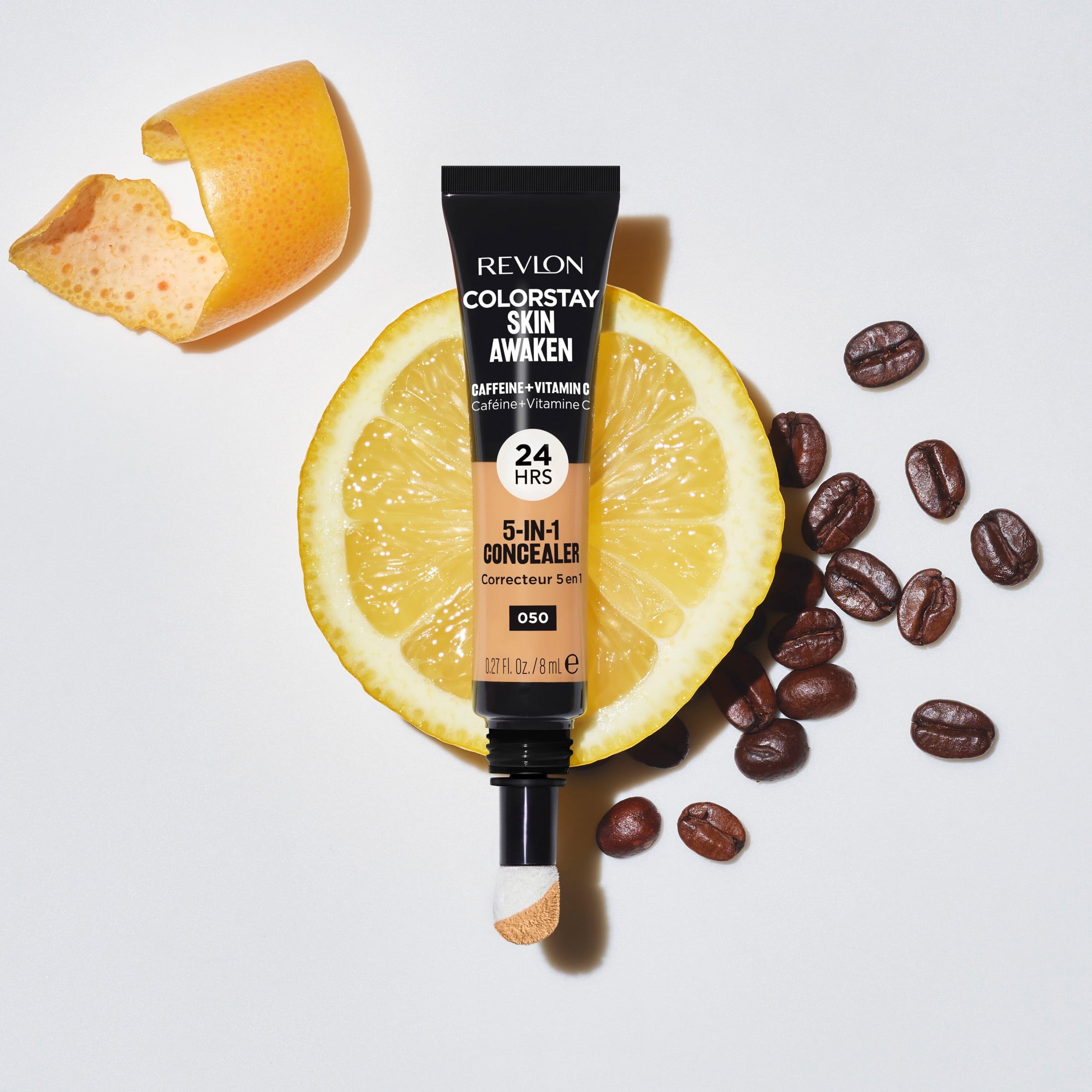 Revlon ColorStay Skin Awaken Cream Concealer Makeup, Longwear, 080 Coffee, 0.27 fl oz