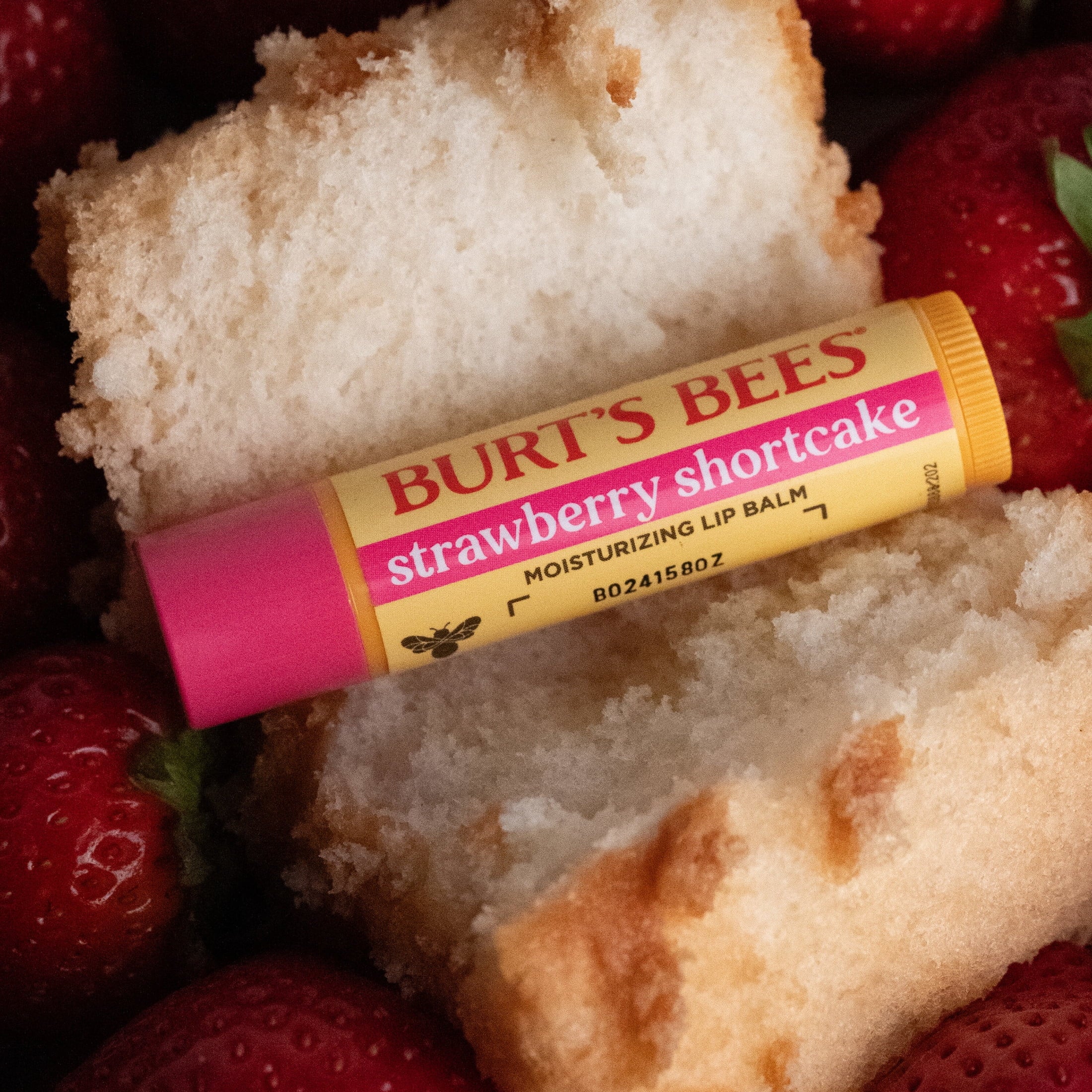 Burts Bees Honey and Strawberry Shortcake Lip Balm Pack, 2-Pack, 0.15 oz.