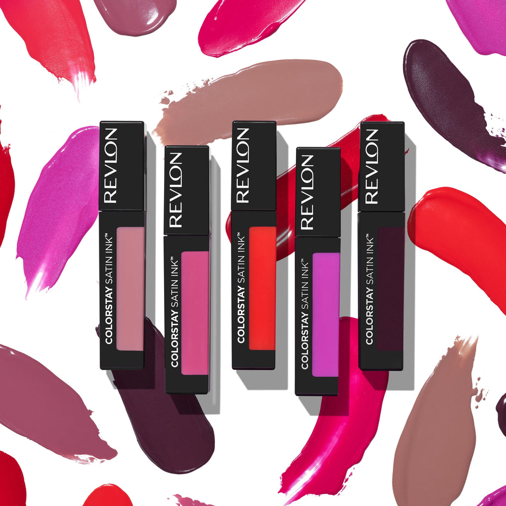 Revlon ColorStay Satin Ink Long Lasting Lipstick with Vitamin E, 007 Partner in Crime, 0.17 fl oz